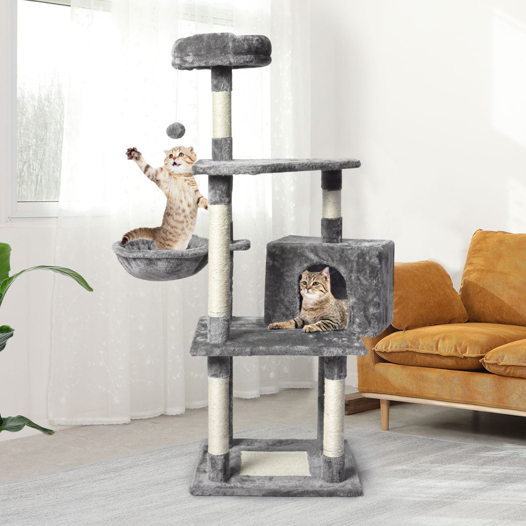 pawz-130cm-cat-tree-toy-scratching-post-grey-1975420471298101254