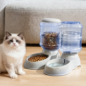 Pawz Automatic Pet Feeder Water Dispenser Set 3.5L-1996009990015553542