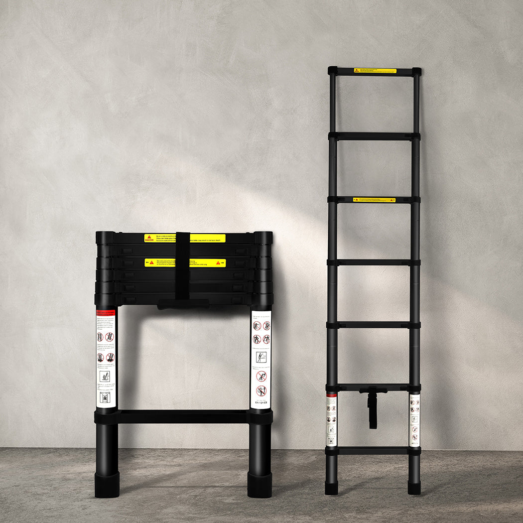 traderight-multipurpose-aluminium-ladder-telescopic-2m-black-2-meter-1973193882153914374