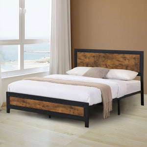 Levede Metal Bed Frame Mattress Base Double-1973194030980403207