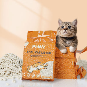 PaWz 2.5kg Tofu Cat Litter Clumping Natural-1975420396069064710