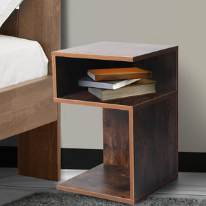 Levede Bedside Tables Drawers Side Table Oak-1973193984662704134