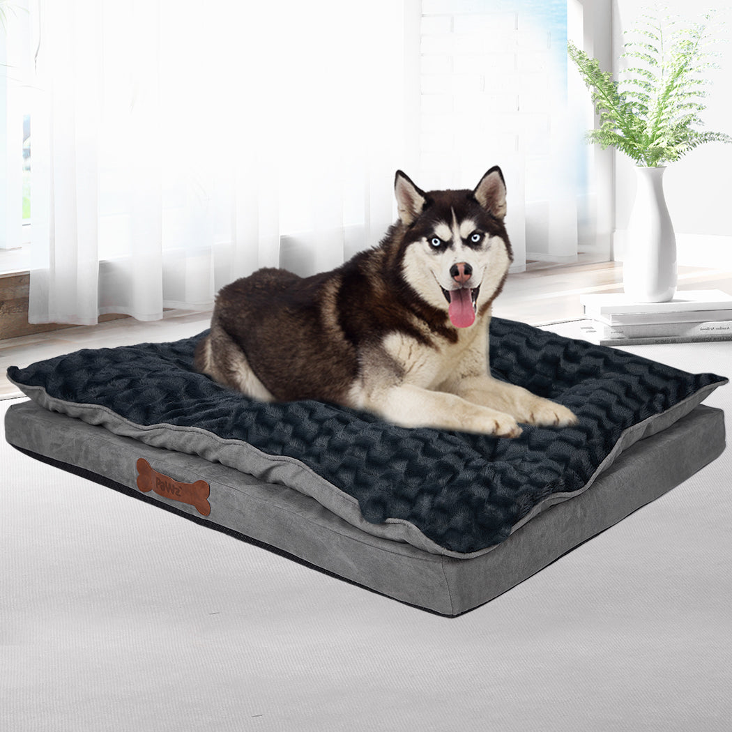 dog-calming-bed-warm-soft-plush-comfy-m-grey-medium-1973193640813662214