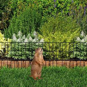 Mountview 25 Pcs Garden Fence Border Rustproof Metal-1996009992351780869