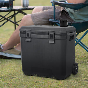 Mountview Cooler Ice Box 27L/43L Portable Chest Trolly For Camping BBQ Picnic-1996005380932636678