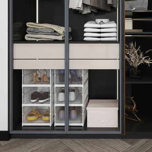 Levede 6 Pcs Shoe Box Home Shoe Shelf Storage Organizer-1996009991651332102