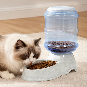 Pawz Automatic Pet Feeder Water Dispenser 3.5L Grey-1996009990183325702