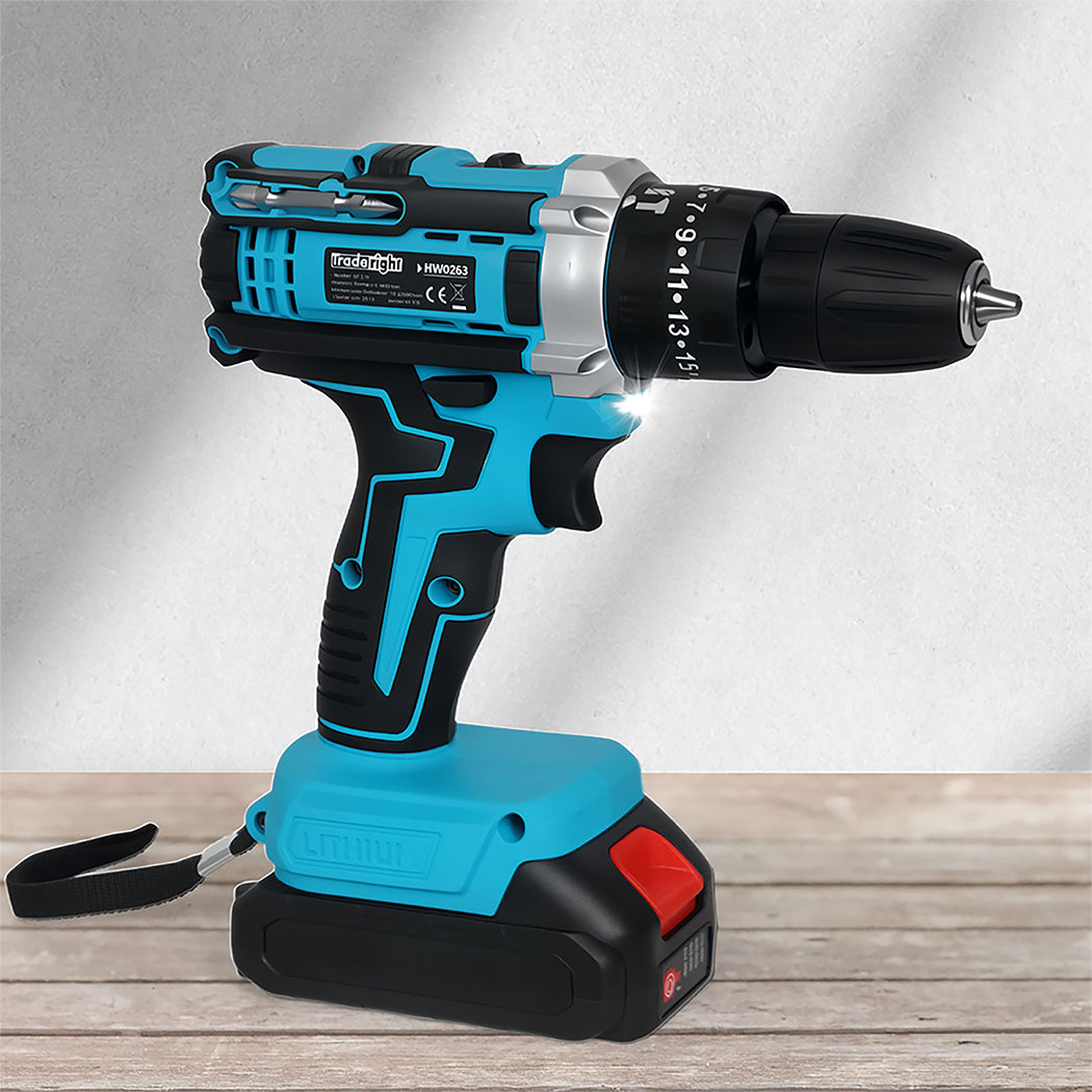 traderight-21v-cordless-drill-driver-set-2-2-0ah-battery-1996005587032346630