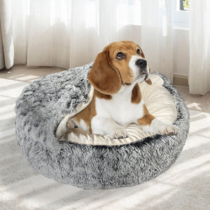 PaWz Pet Dog Calming Bed Warm Soft Plush M Medium-1973193658496847878