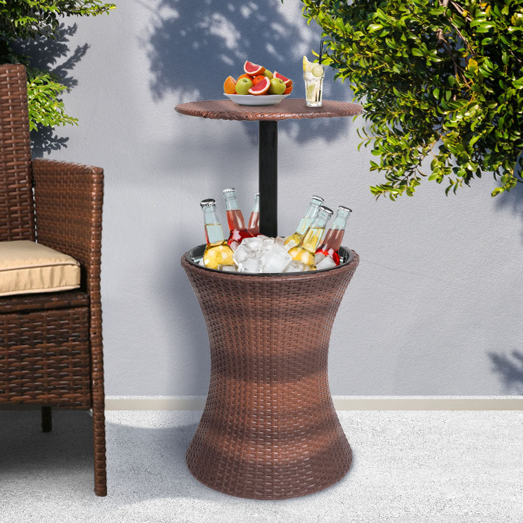 levede-cooler-ice-bucket-table-bar-outdoor-black-and-brown-1973193989939138566