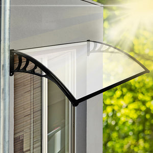 Mountview Window Door Awning Outdoor 1M X 1.2M Transparent 1x1.2M-1975420432177827846