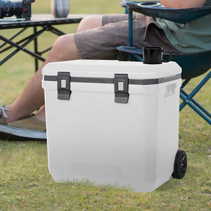 Mountview Cooler Ice Box 27L/43L Portable Chest Trolly For Camping BBQ Picnic-1996005381129768966