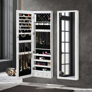Levede Mirror Jewellery Cabinet LED-1975420469599408135