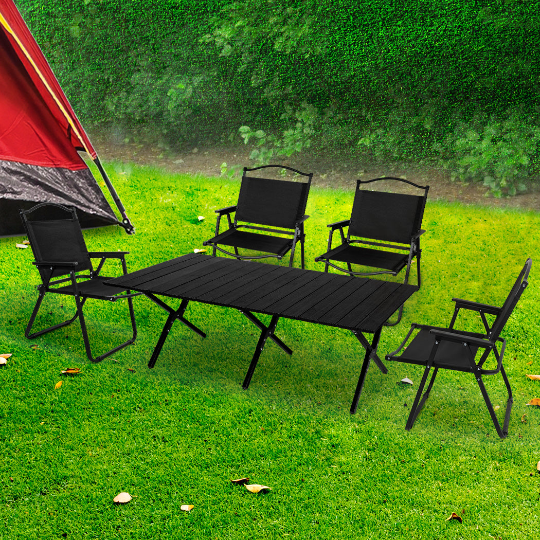 levede-folding-camping-table-chair-set-black-1973194001569943558