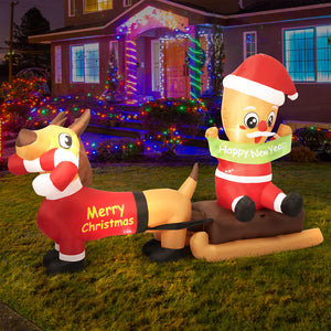 Santaco Christmas Inflatable 2.1M Xmas-1975420523013869574