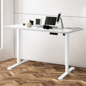 Levede Motorised Standing Desk Adjustable 140cm White 1000x 1MM-1975420507146817542