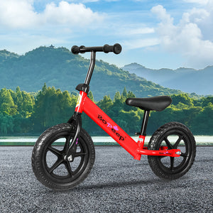 BoPeep Kids Balance Bike Ride On Toys Red-1973193920749899782
