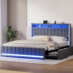 Levede Queen Bed Frame-1996005391460339718