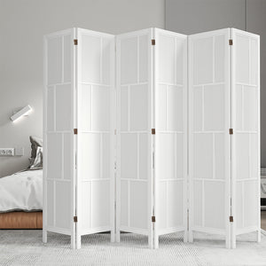 Levede 6 Panel Room Divider 170cm Freestanding Screen-1996005598117892102