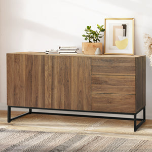 Levede Buffet Sideboard Storage Cabinet Walnut-1973194077474263046