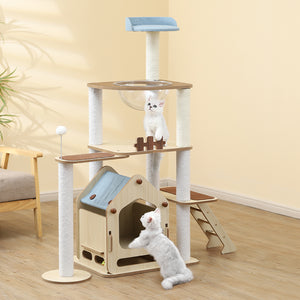 PaWz Cat Tree Scratching Post Scratcher-1973193674019966982