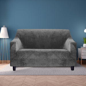 Marlow Sofa Covers 2 Seater High Stretch Grey-1975420374875246598