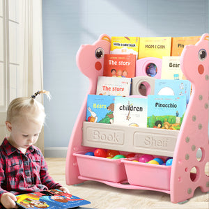 BoPeep Kids Bookshelf Bookcase Magazine Pink-1973194042183389192