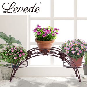 2X Plant Stand Outdoor Indoor Metal Bronze-1973193771344596999