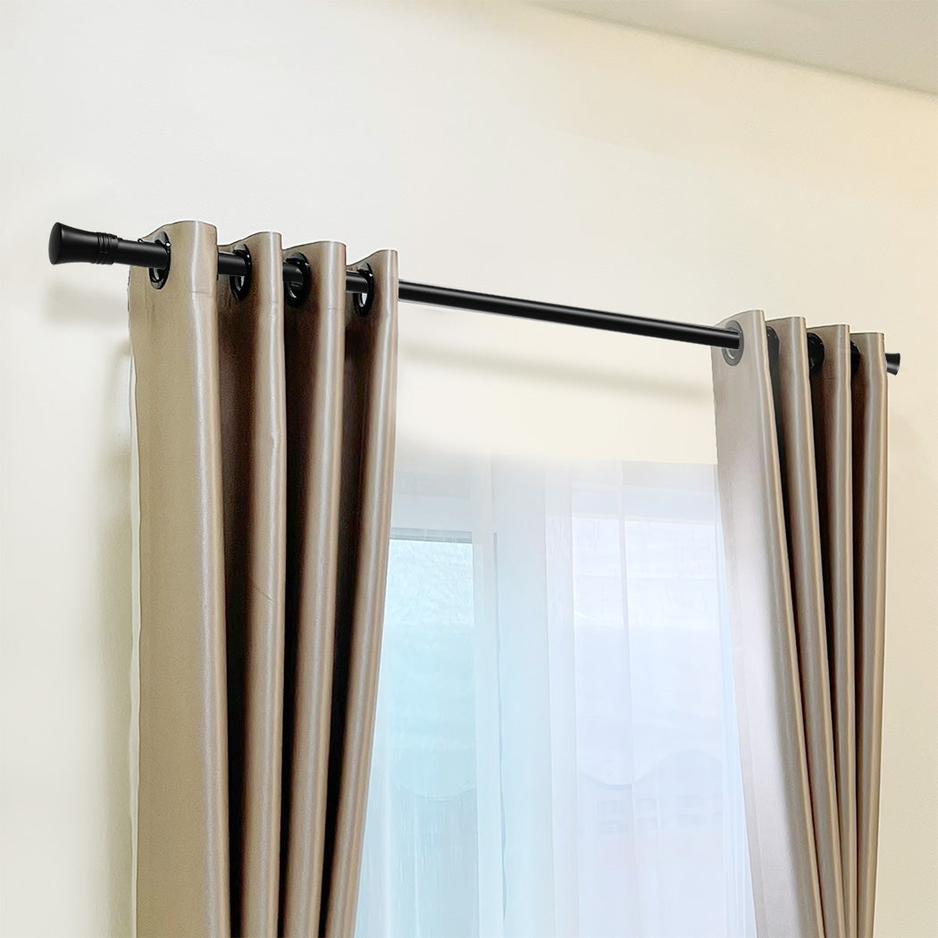 marlow-black-curtain-rod-steel-quiet-rail-pole-pommel-set-extendable-1996005375761059847