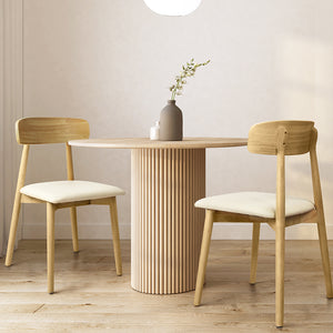 Levede 2x Dining Chairs Kitchen Chair Natural-1973194086072586247