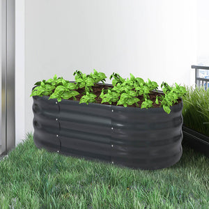 Lambu Garden Bed Planter Raised Coated 120x80x42cm-1973193867075391495