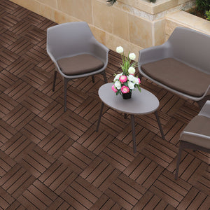 Marlow x10 Floor Tiles Plastic Decking Coffee-1975420405674020871