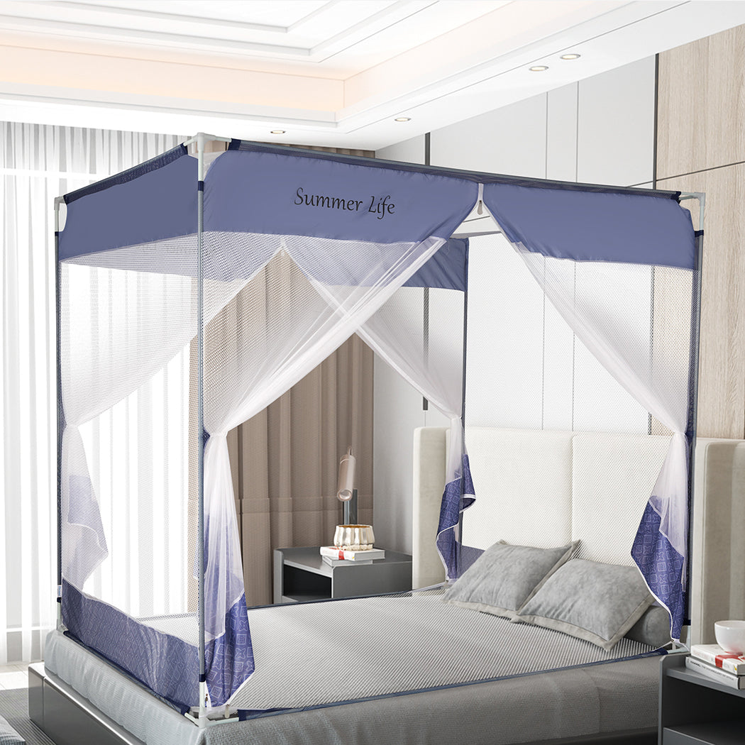 dreamz-mosquito-bed-nets-foldable-canopy-square-blue-1973193961585643527