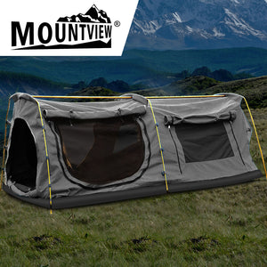 Mountview King Single Swag Camping Swags Grey-1973193759533436935