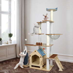 PaWz Cat Tree Scratching Post Scratcher-1973193674208710663