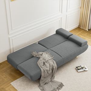 LEVEDE  CONVERTIBLE SOFABED WITH USB CHARGE AND SIDE TABLE-1996005374934781957