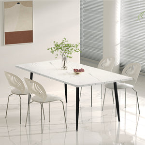 Levede Steel Dining Table 4-6 Seater 150cm-1996005365925416967