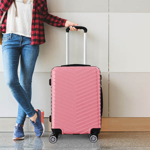 Slimbridge 20" Carry On Travel Luggage Rose 20 inch-1973193935891337223