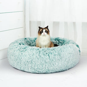 PaWz Pet Bed Cat Dog Donut Nest Calming XL Teal X-Large-1975420447797415943