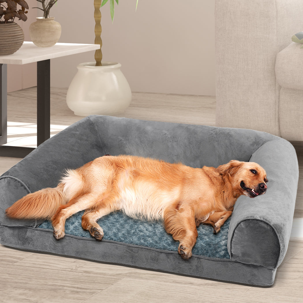 pawz-pet-bed-sofa-dog-bedding-soft-warm-xl-grey-x-large-1973193627337363463