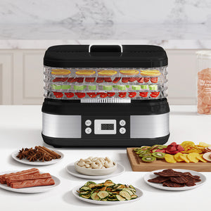 Spector 5 Trays Stainless Steel Food Dehydrator Dryer-1996009983669571591