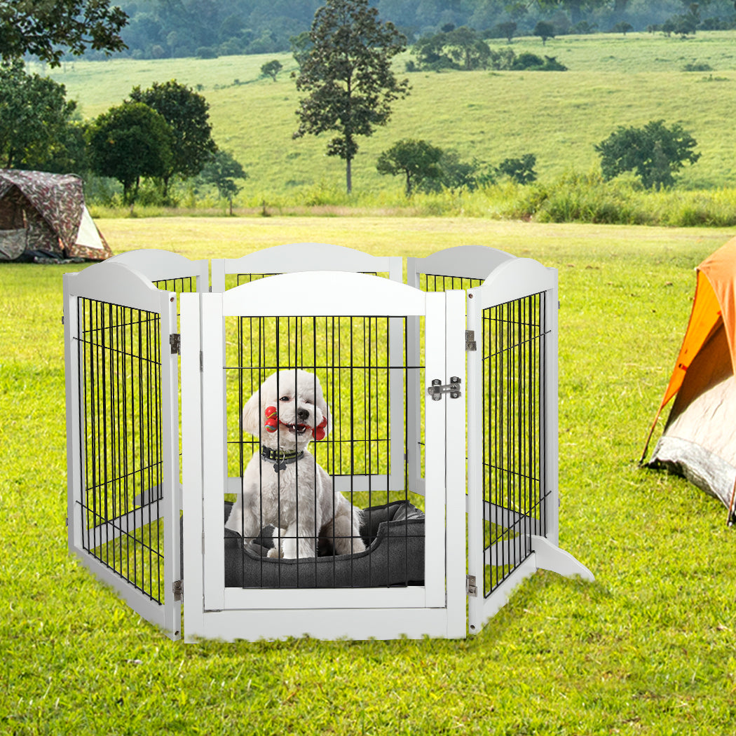pawz-6-panels-pet-dog-playpen-puppy-white-1973193674594586631