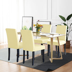 4x Stretch Elastic Chair Covers Dining-1996005386867576838