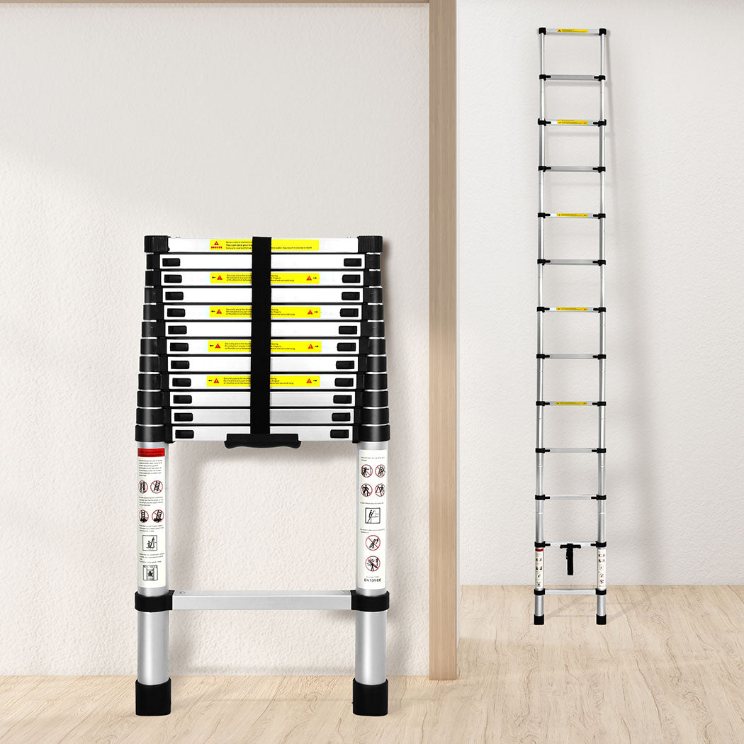 traderight-multipurpose-ladder-telescopic-3-8m-silver-3-8-meter-1973193882715951111