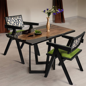 Levede 2X Dining Chair Retro Backrest Chair-1996005430819688455