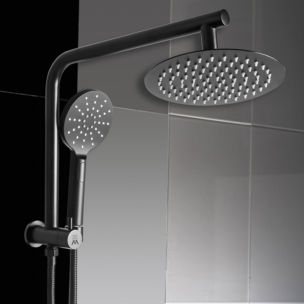 shower-head-high-pressure-set-rain-round-black-1975420484585656327