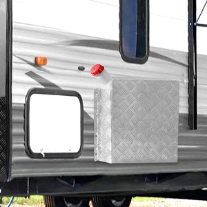 Manan Caravan Diesel Heater Tank Cover Silver-1973194058327265287
