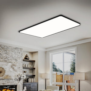 EMITTO 3-Colour Ultra-Thin 5CM LED Ceiling 90W Black-1975420421977280519