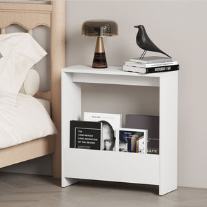 Levede Side Table with Magazine Rack Small End Table-1996005539041120263