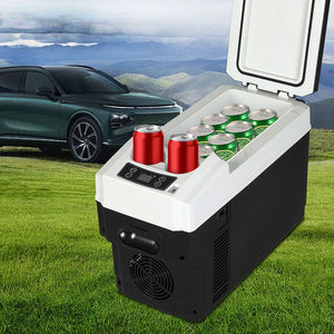 Spector Portable Car Fridge 12V Mini Refrigerator Freezer Camping Travel Cooler-1996005384640401415